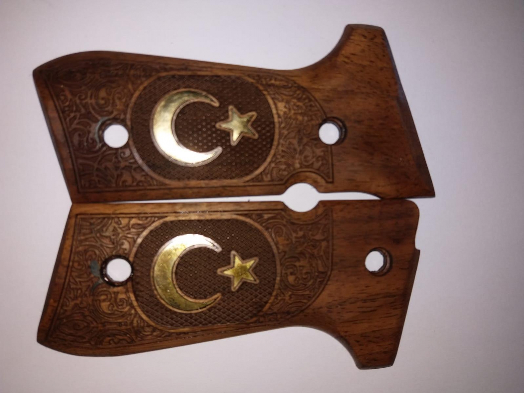 Ksd Grips Beretta F92 Ceviz Kabze Mod 1